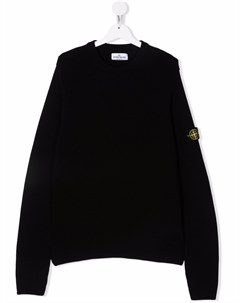 Джемпер с нашивкой Stone island junior