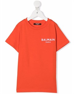 Футболка с логотипом Balmain kids