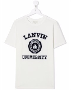 Футболка с логотипом Lanvin enfant