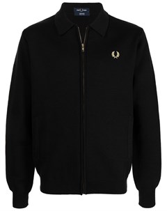 Кардиган на молнии с вышитым логотипом Fred perry