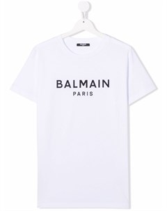 Футболка с логотипом Balmain kids