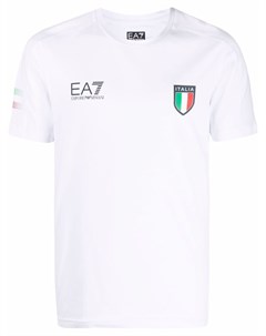 Футболка с логотипом Ea7 emporio armani