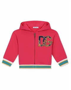 Худи на молнии с логотипом Dolce & gabbana kids