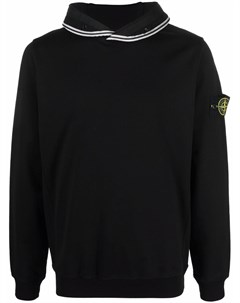 Худи с контрастной отделкой Stone island