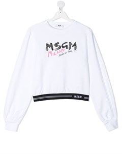 Толстовка с логотипом Msgm kids