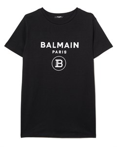 Футболка с логотипом Balmain kids