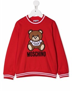 Толстовка Teddy с вышитым логотипом Moschino kids