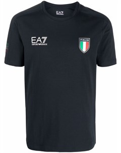 Футболка с логотипом Ea7 emporio armani