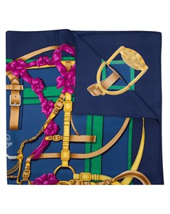 Шелковый платок Grand Manege 1990 х годов Hermès