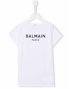 Футболка с логотипом Balmain kids