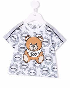 Футболка Teddy Bear с логотипом Moschino kids