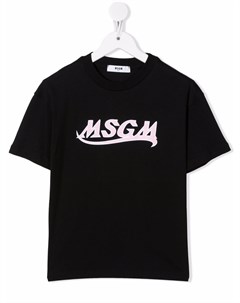 Футболка с логотипом Msgm kids