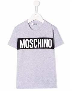 Футболка с логотипом Moschino kids