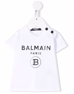 Футболка с логотипом Balmain kids