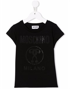 Футболка с логотипом Moschino kids