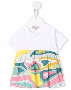 Туника с контрастной вставкой Emilio pucci junior