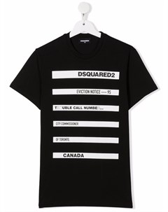 Футболка с логотипом Dsquared2 kids