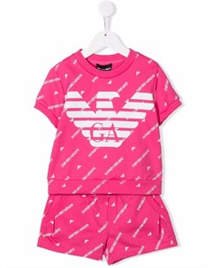 Спортивный костюм с логотипом Emporio armani kids