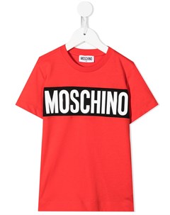 Футболка с логотипом Moschino kids