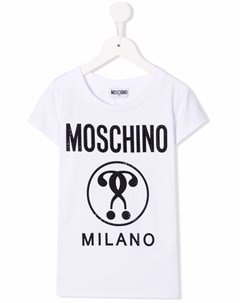 Футболка с логотипом Moschino kids