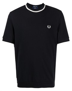 Футболка с вышитым логотипом Fred perry