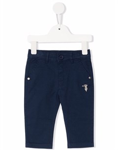 Брюки чинос с вышитым логотипом Trussardi junior