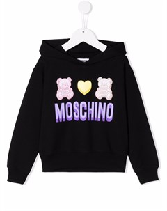 Худи с логотипом Moschino kids