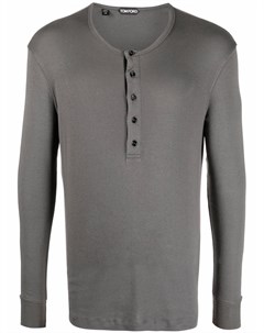 Футболка Henley с длинными рукавами Tom ford