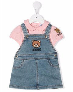 Комбинезон с вышивкой Teddy Moschino kids