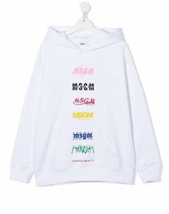 Худи с логотипом Msgm kids