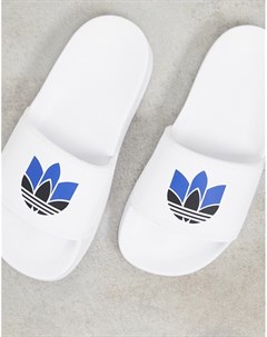 Белые шлепанцы adilette Lite Adidas originals