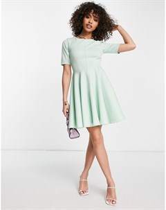 Платье мини мятного цвета для выпускного Closet london