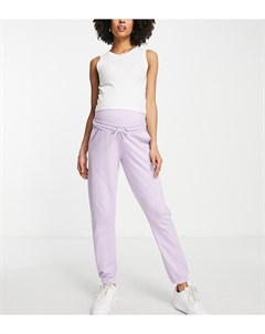 Сиреневые джоггеры в стиле 90 х Maternity Missguided