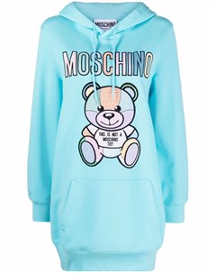 Худи Teddy Bear с приспущенными плечами Moschino