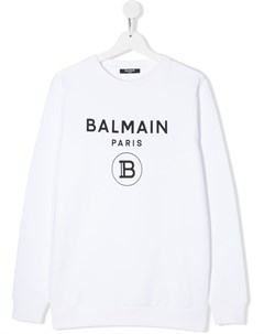 Футболка с логотипом Balmain kids