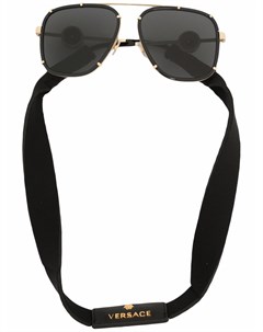 Солнцезащитные очки авиаторы Versace eyewear