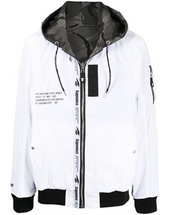 Двусторонняя куртка с капюшоном и логотипом Aape by a bathing ape