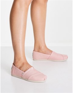 Розовые эспадрильи Toms