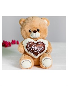 Мягкая игрушка Медведь с сердцем 30 см Love Кнр