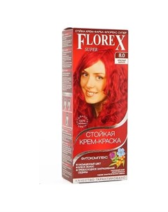 Стойкая крем краска для волос Florex