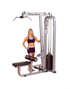 Верхняя нижня тяга SLM300G 3 со стеком 140 кг Body solid