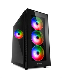 Корпус ATX Miditower TG5 PRO Tempered Glass ARGB Led Black Sharkoon