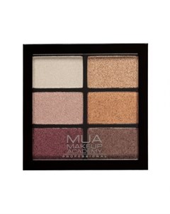 Professional Eye Shade 6 Pan Palettes Палетка теней для век 6 оттенков Rusted Wonders 12 гр Mua make up academy