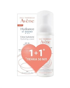 Hydrance Набор Насыщенный крем SPF 30 40 мл Очищающая пенка 50 мл Avene