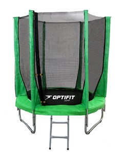 Батут JUMP 8FT зеленый Optifit