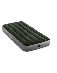 Надувной матрас Dura Beam Prestige Downy Airbed 99х191х25 см с насосом на батарейках 64777 Intex