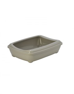 Туалет лоток большой с рамкой artist large rim 50х37х13 теплый серый arist o tray rim 50cm large 600 Moderna