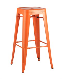 Стул барный tolix оранжевый 43x77x43 см Stool group