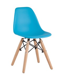 Стул детский eames wood голубой 31x54x38 см Stool group