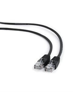 Сетевой кабель Cablexpert UTP cat 5e 5m Black PP12 5M BK Gembird